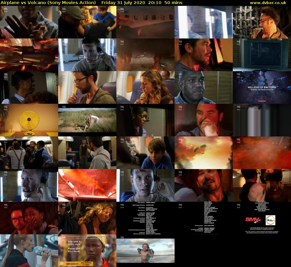 Airplane vs Volcano (Sony Movies Action) Friday 31 July 2020 20:10 - 21:00