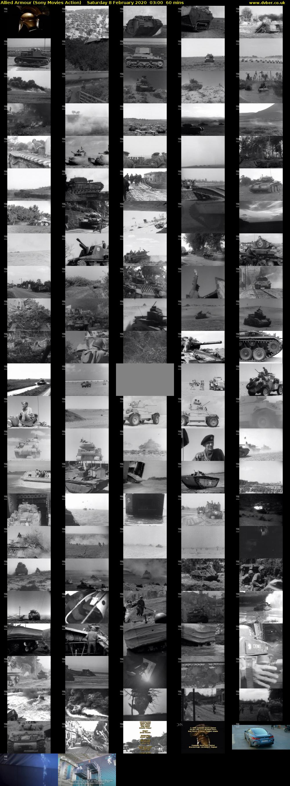 Allied Armour (Sony Movies Action) Saturday 8 February 2020 03:00 - 04:00