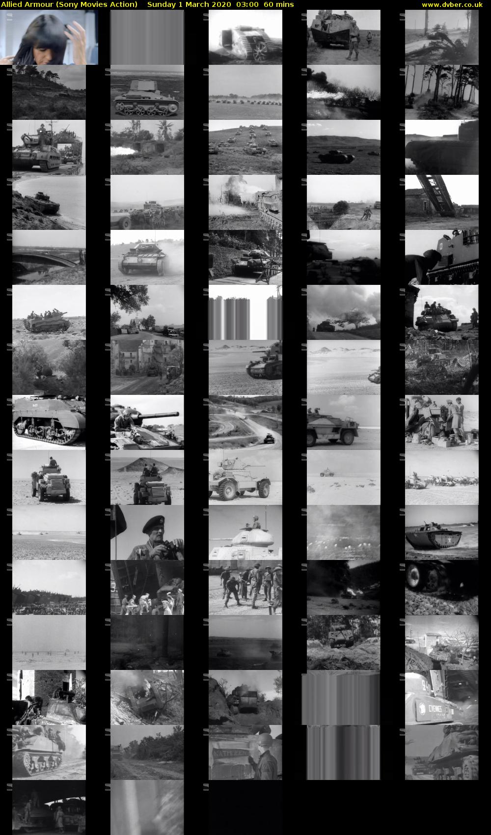Allied Armour (Sony Movies Action) Sunday 1 March 2020 03:00 - 04:00