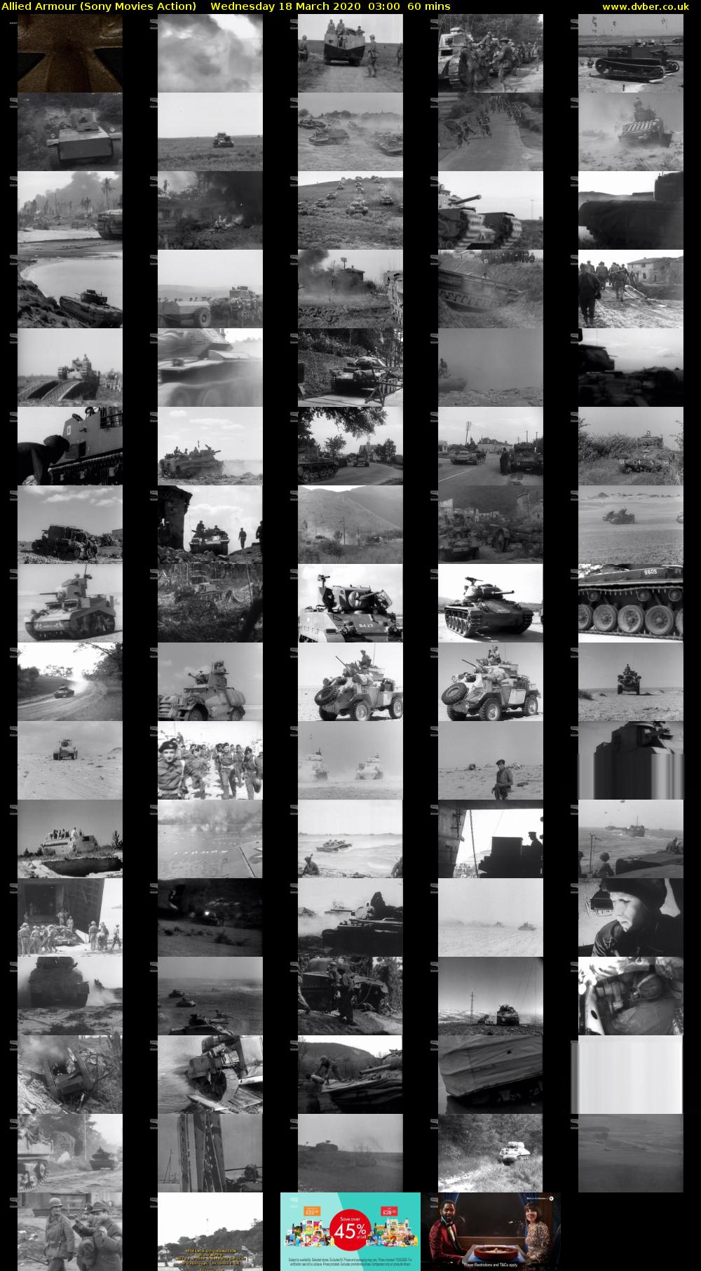 Allied Armour (Sony Movies Action) Wednesday 18 March 2020 03:00 - 04:00