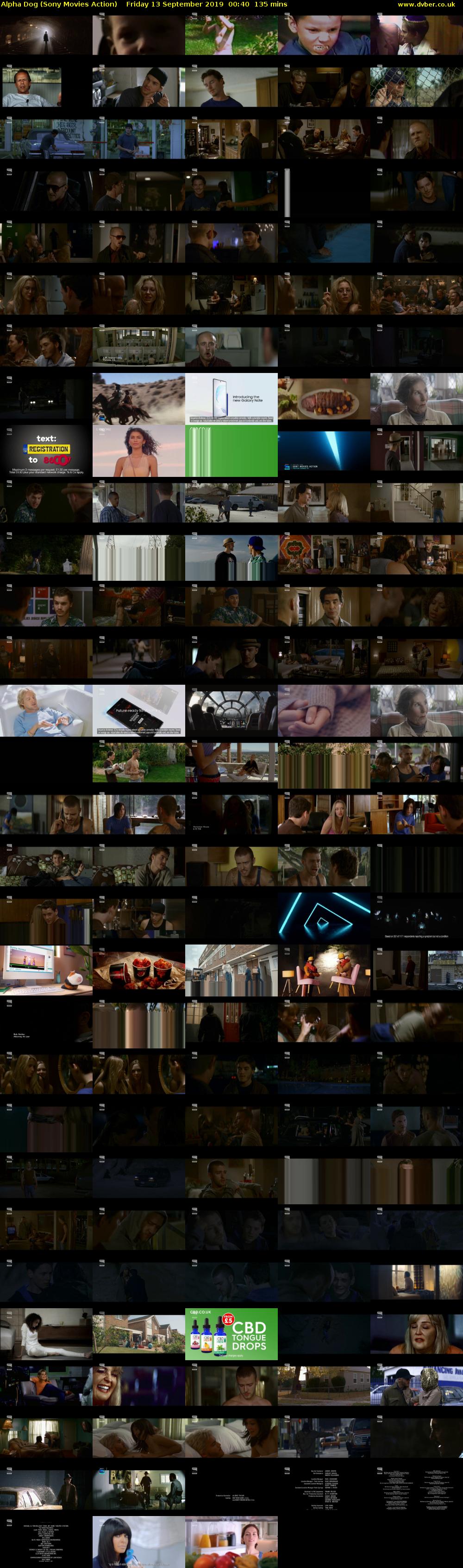 Alpha Dog (Sony Movies Action) Friday 13 September 2019 00:40 - 02:55