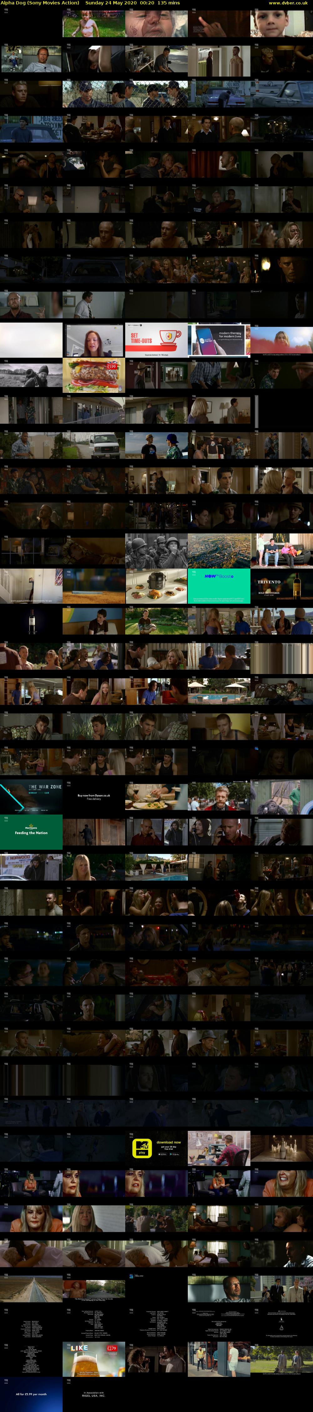 Alpha Dog (Sony Movies Action) Sunday 24 May 2020 00:20 - 02:35