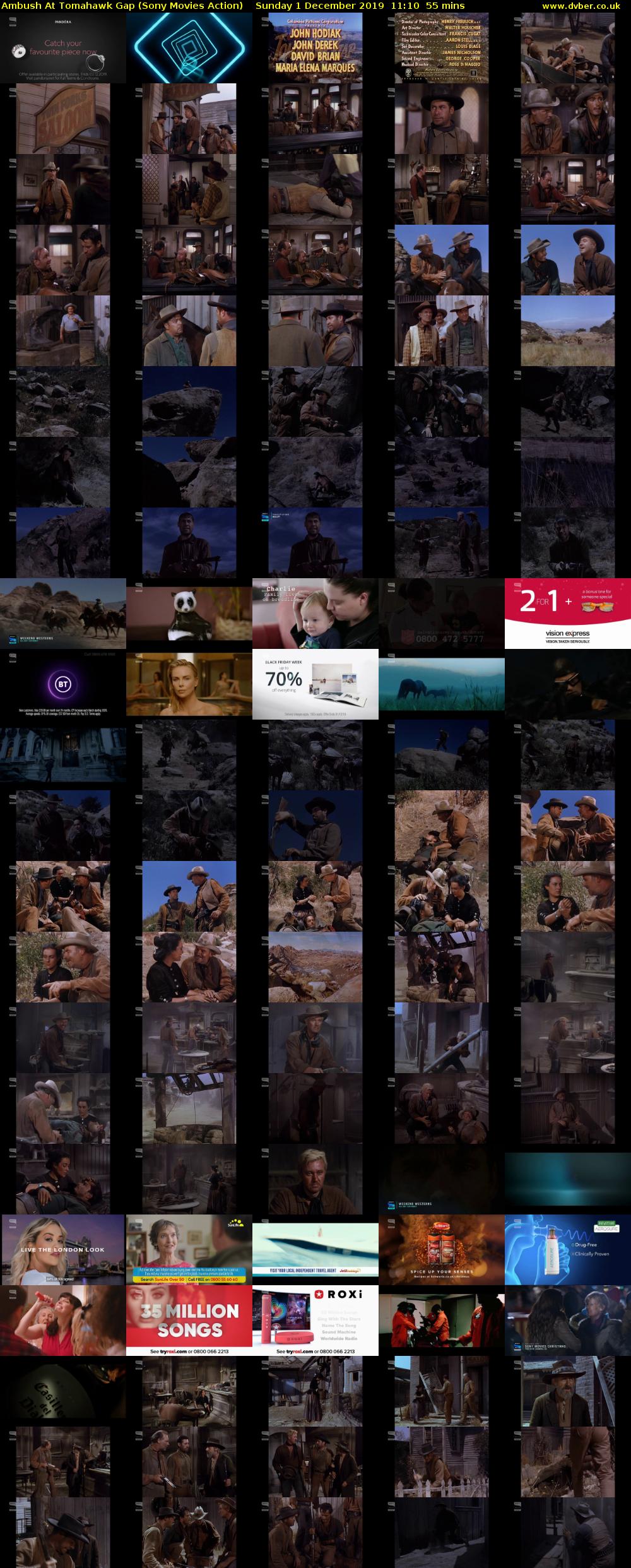 Ambush At Tomahawk Gap (Sony Movies Action) Sunday 1 December 2019 11:10 - 12:05