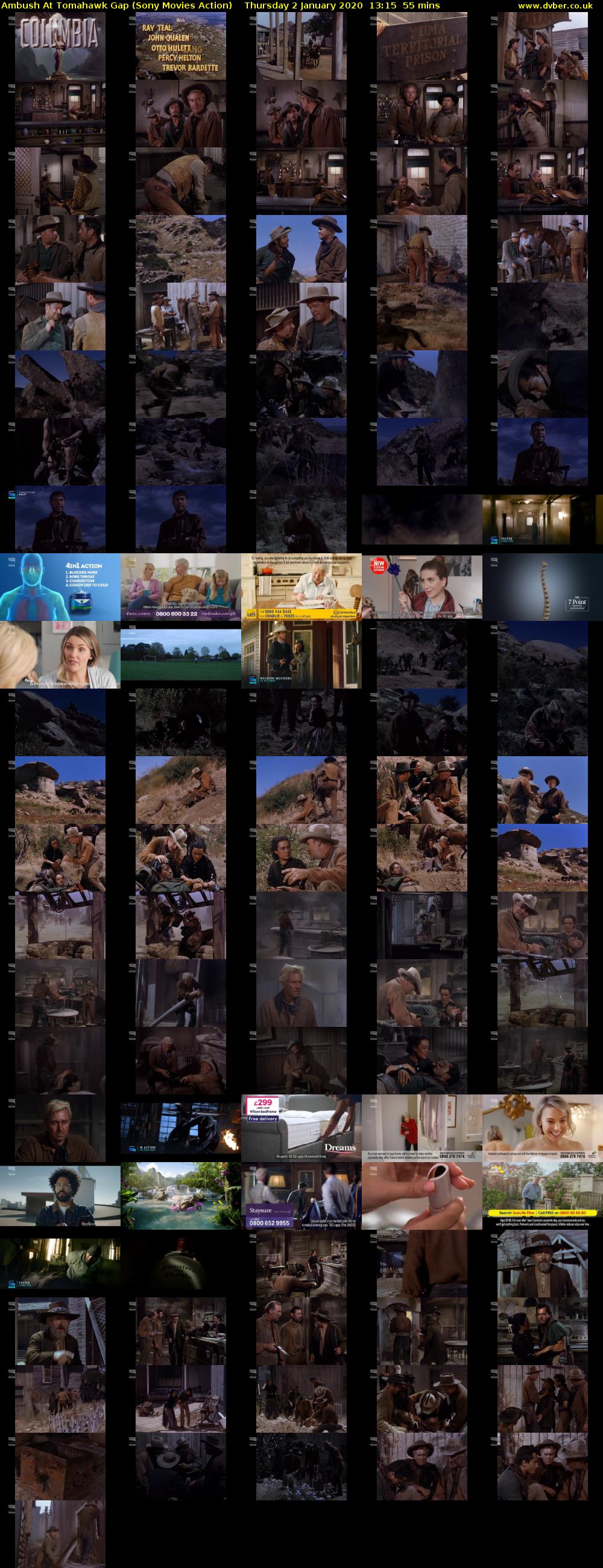Ambush At Tomahawk Gap (Sony Movies Action) Thursday 2 January 2020 13:15 - 14:10