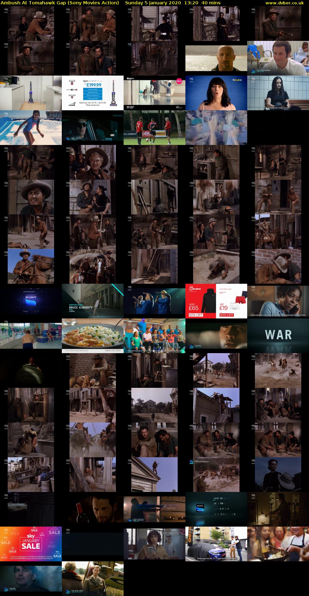 Ambush At Tomahawk Gap (Sony Movies Action) Sunday 5 January 2020 13:20 - 14:00