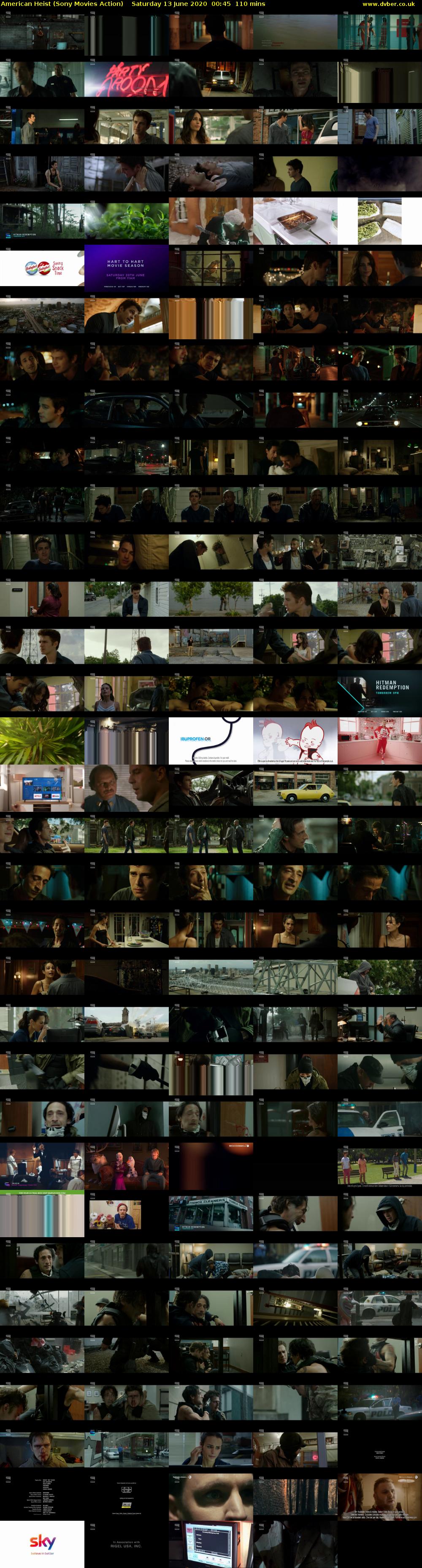 American Heist (Sony Movies Action) Saturday 13 June 2020 00:45 - 02:35