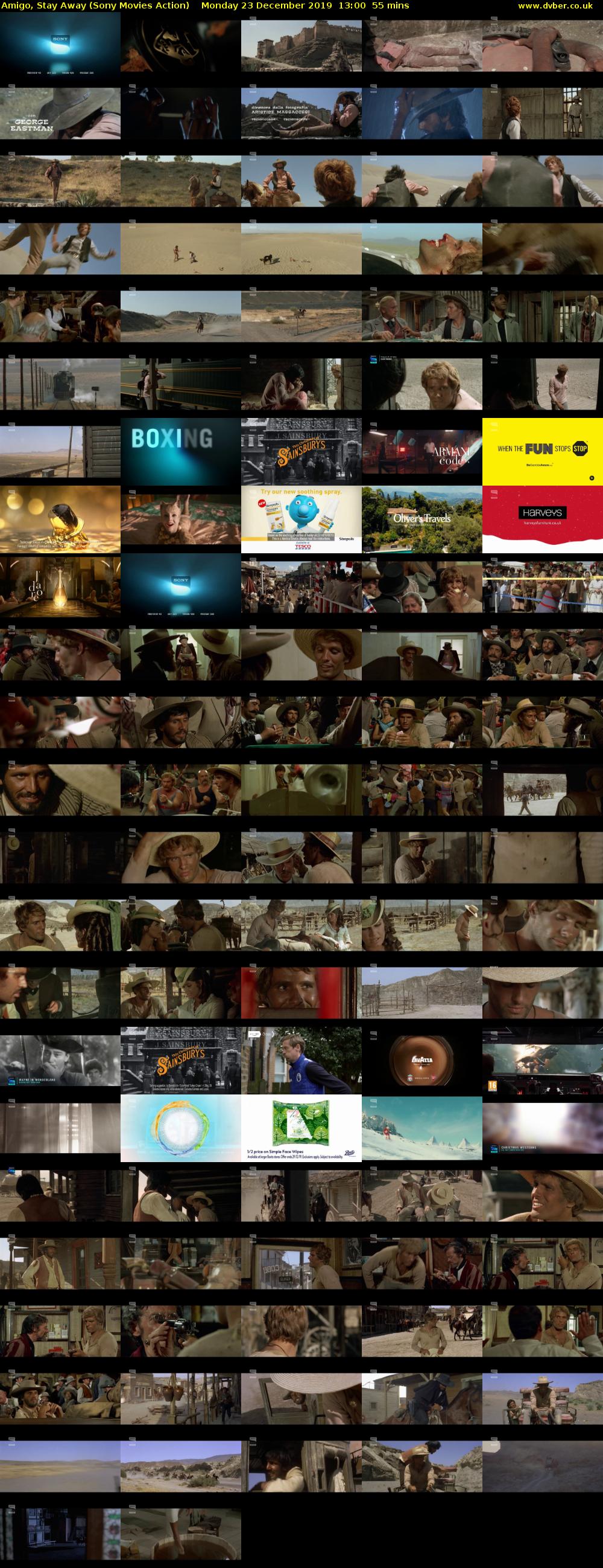 Amigo, Stay Away (Sony Movies Action) Monday 23 December 2019 13:00 - 13:55
