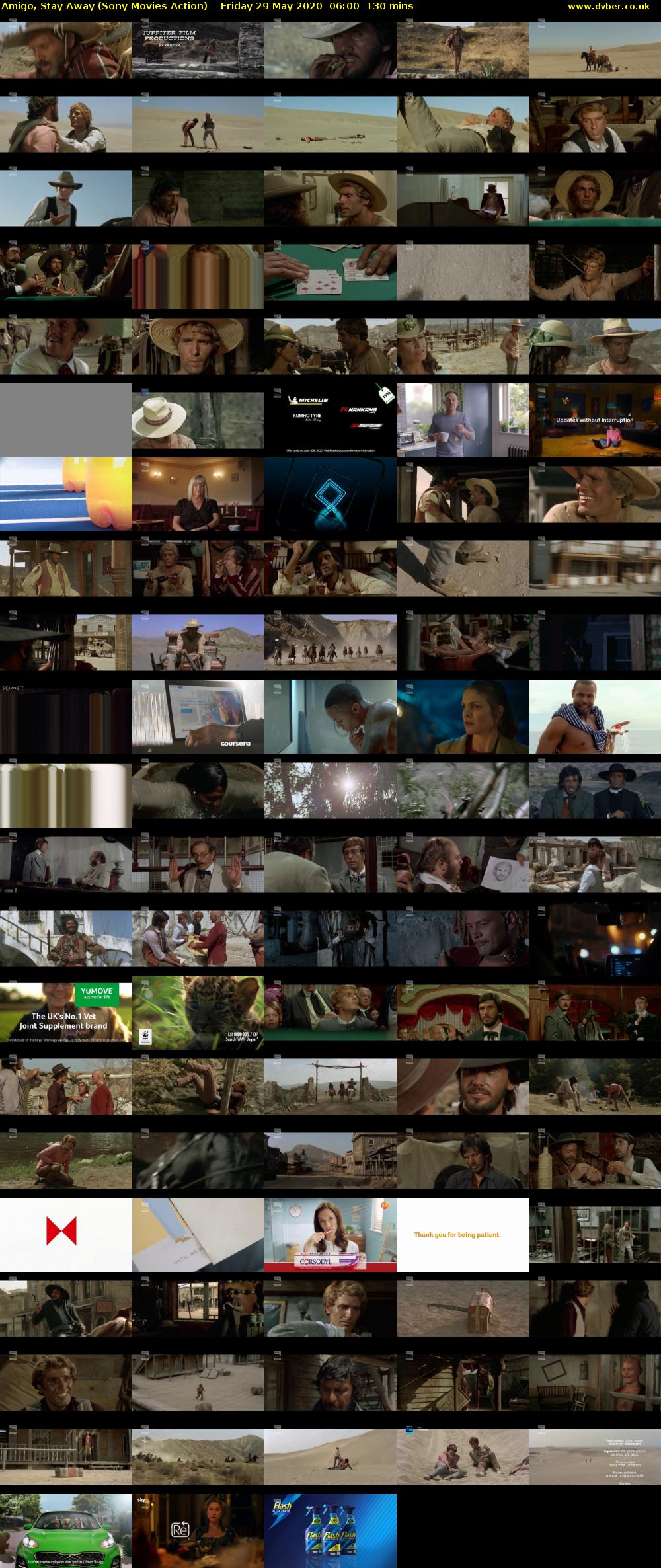 Amigo, Stay Away (Sony Movies Action) Friday 29 May 2020 06:00 - 08:10