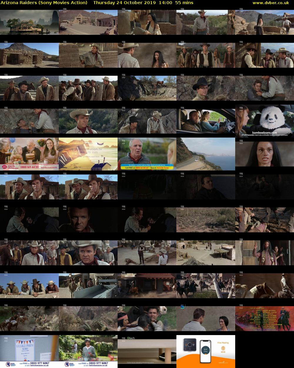 Arizona Raiders (Sony Movies Action) Thursday 24 October 2019 14:00 - 14:55