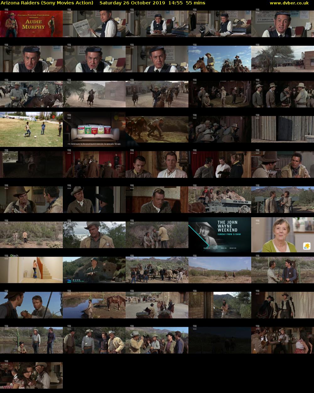 Arizona Raiders (Sony Movies Action) Saturday 26 October 2019 14:55 - 15:50
