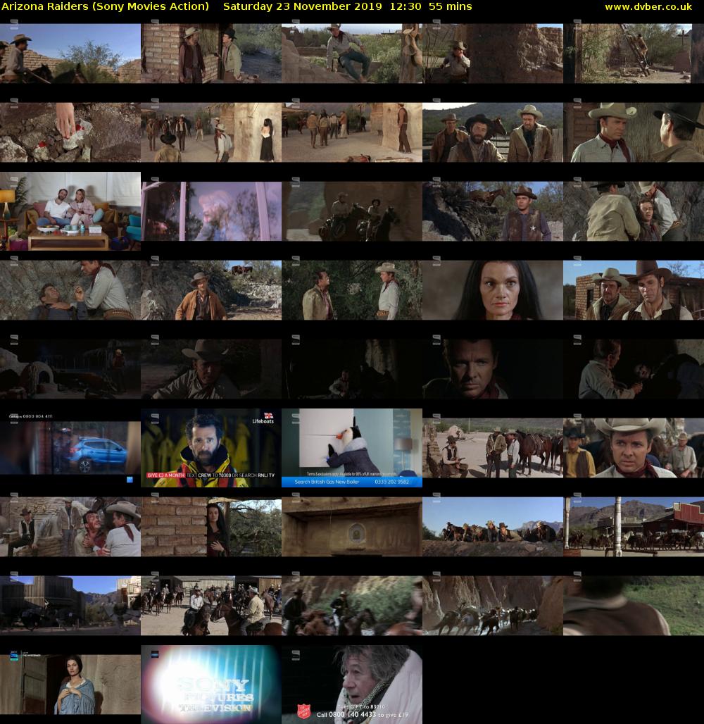 Arizona Raiders (Sony Movies Action) Saturday 23 November 2019 12:30 - 13:25
