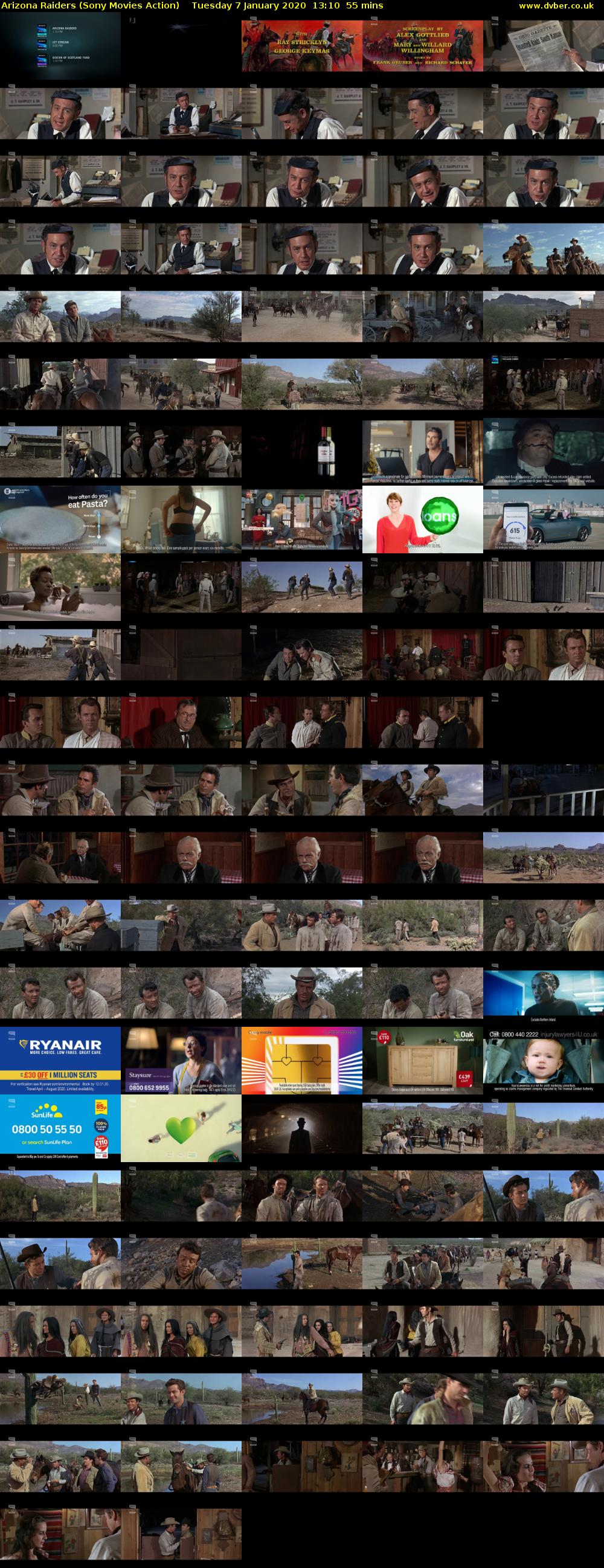 Arizona Raiders (Sony Movies Action) Tuesday 7 January 2020 13:10 - 14:05