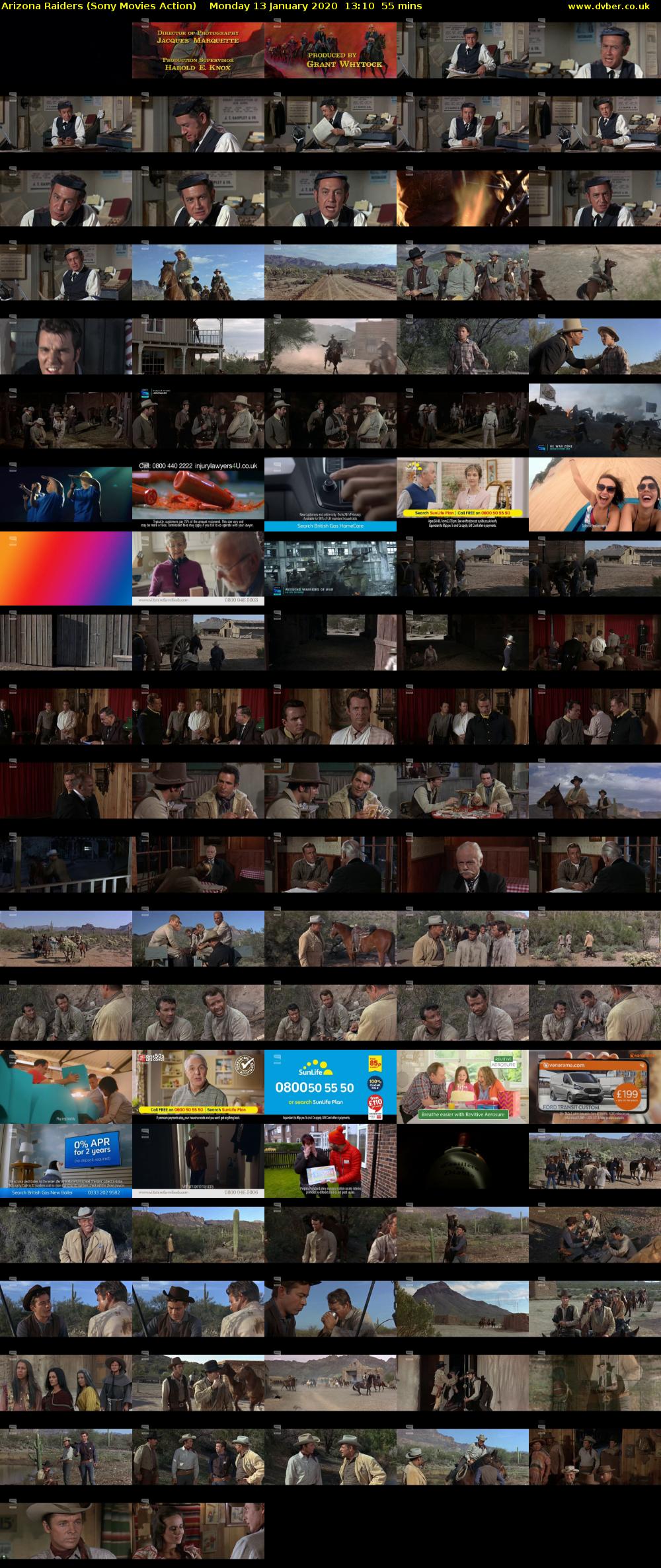 Arizona Raiders (Sony Movies Action) Monday 13 January 2020 13:10 - 14:05