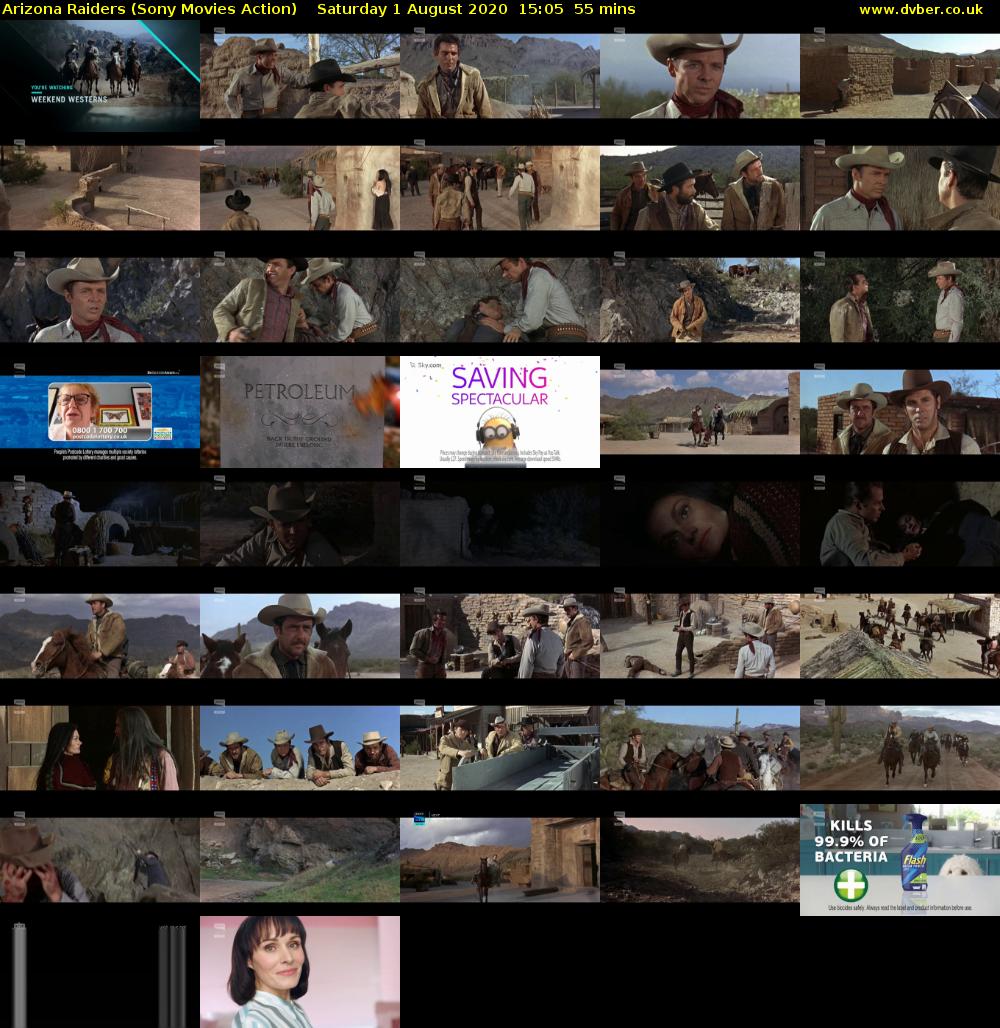 Arizona Raiders (Sony Movies Action) Saturday 1 August 2020 15:05 - 16:00