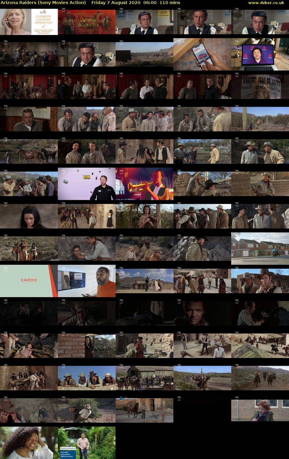 Arizona Raiders (Sony Movies Action) Friday 7 August 2020 06:00 - 07:50