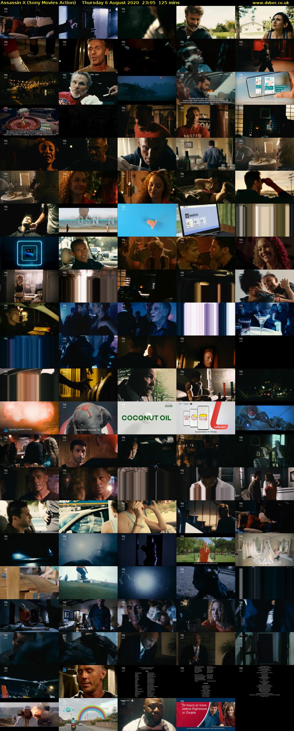 Assassin X (Sony Movies Action) Thursday 6 August 2020 23:05 - 01:10