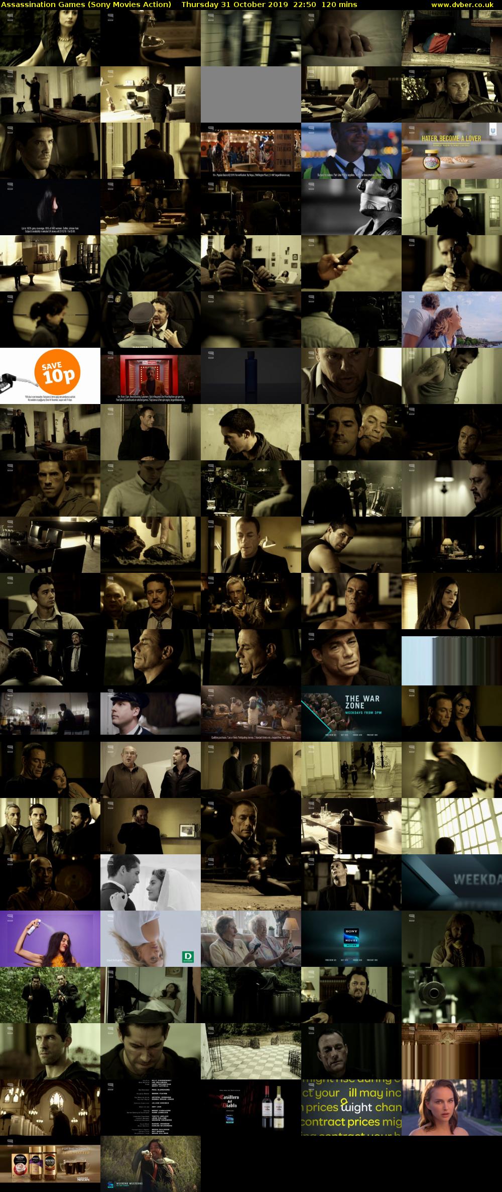 Assassination Games (Sony Movies Action) Thursday 31 October 2019 22:50 - 00:50