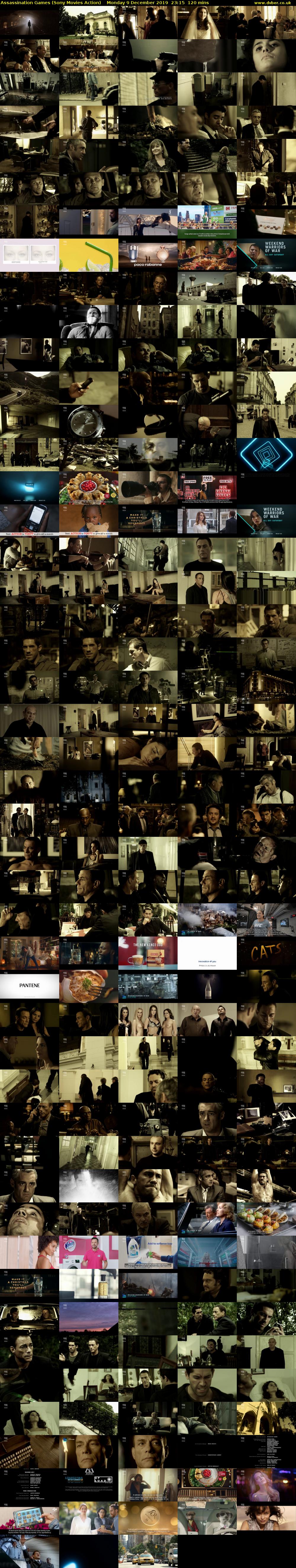 Assassination Games (Sony Movies Action) Monday 9 December 2019 23:15 - 01:15