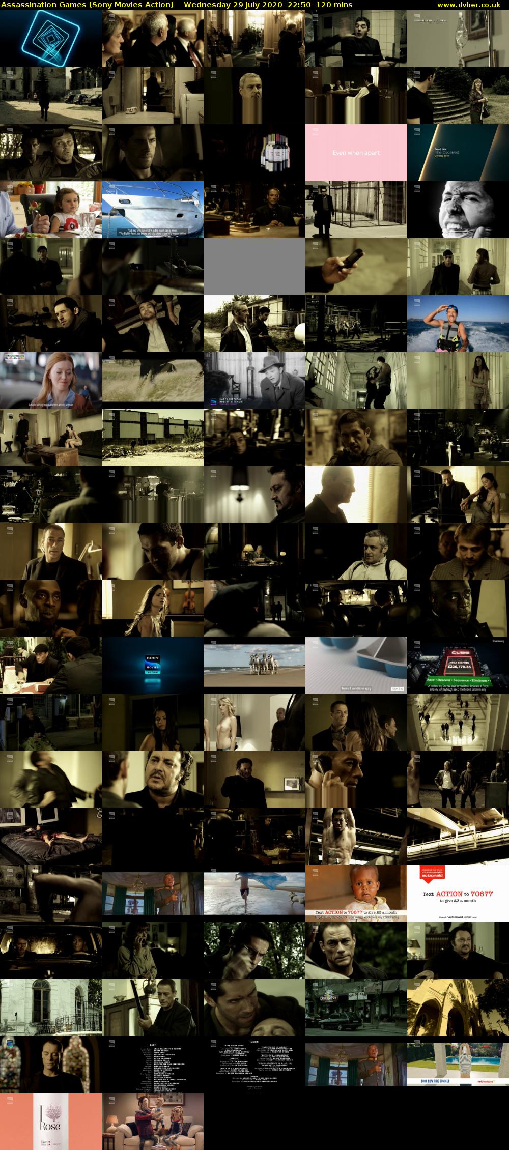 Assassination Games (Sony Movies Action) Wednesday 29 July 2020 22:50 - 00:50