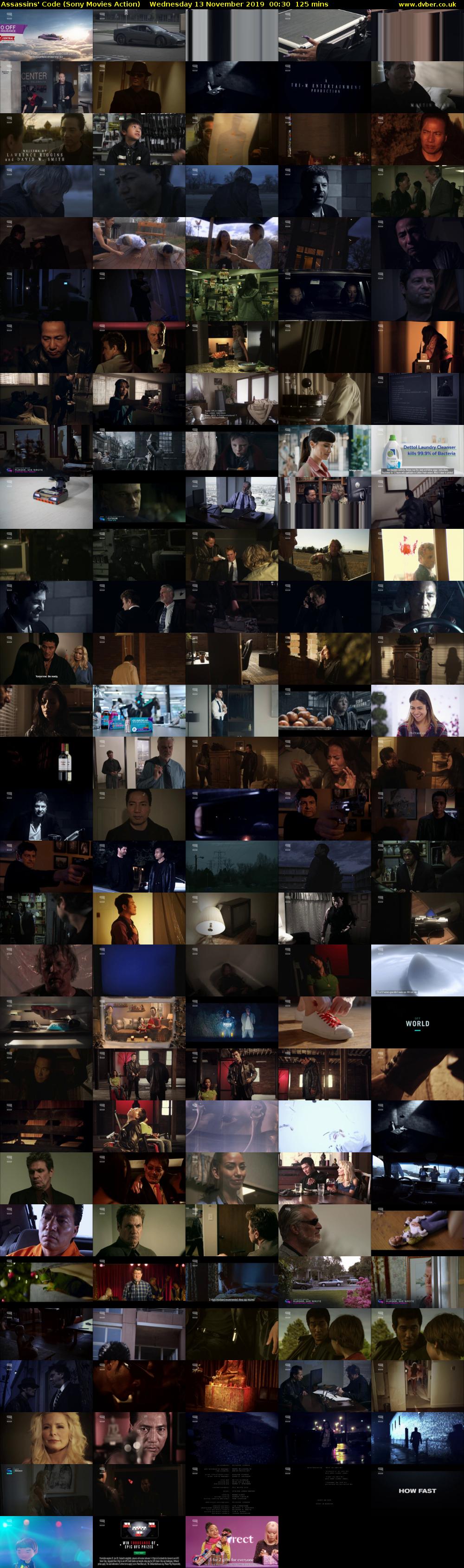 Assassins' Code (Sony Movies Action) Wednesday 13 November 2019 00:30 - 02:35