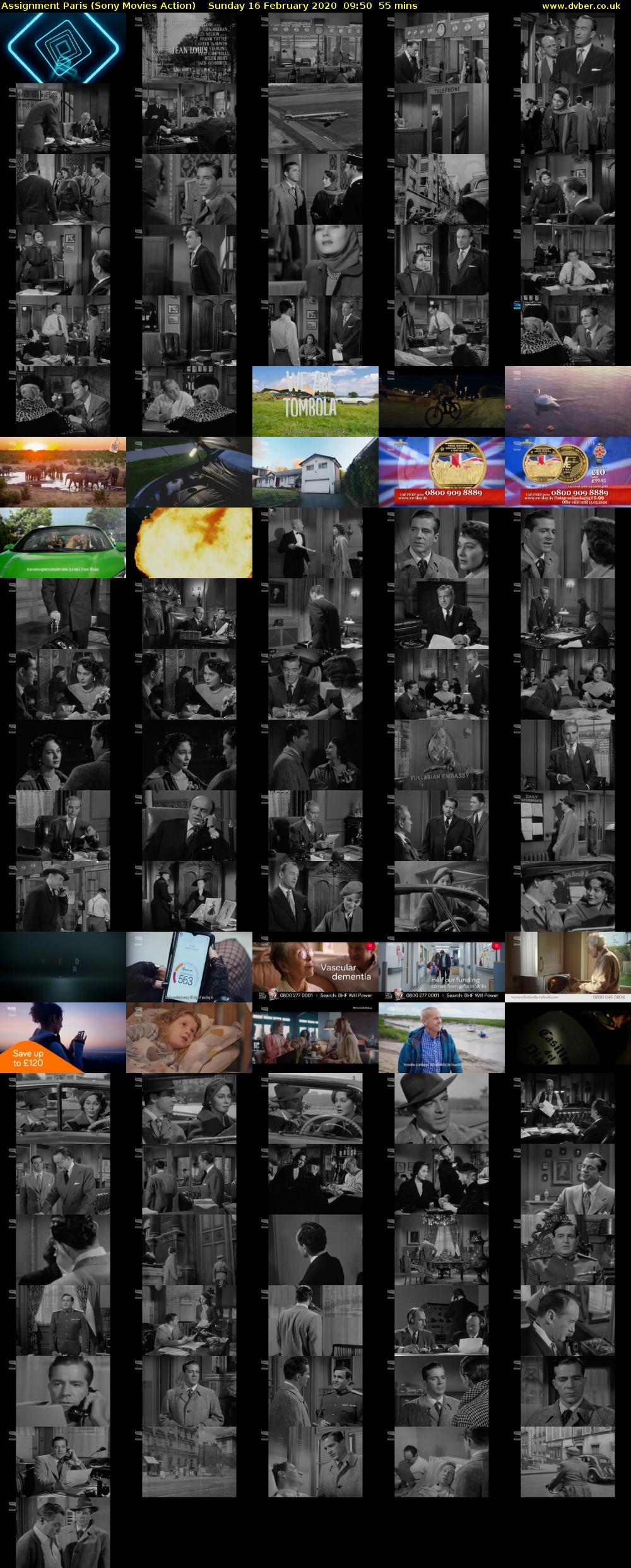 Assignment Paris (Sony Movies Action) Sunday 16 February 2020 09:50 - 10:45