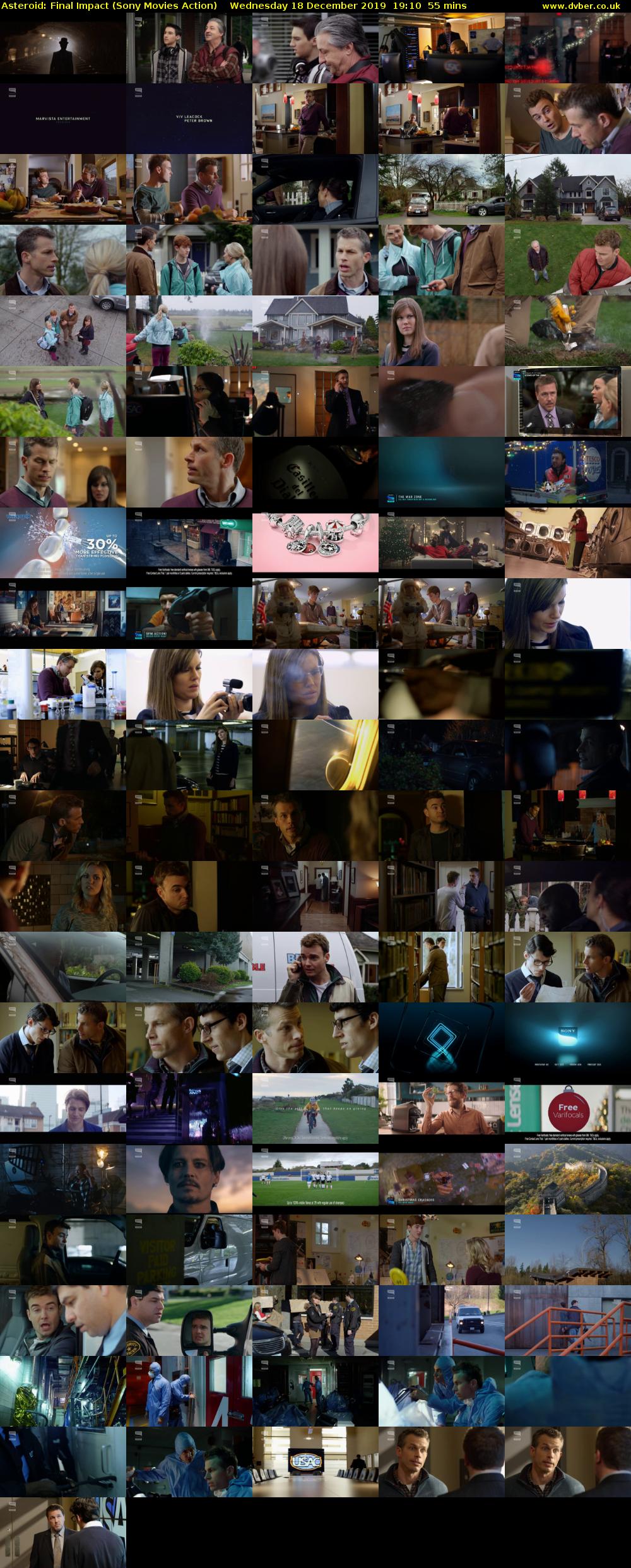Asteroid: Final Impact (Sony Movies Action) Wednesday 18 December 2019 19:10 - 20:05