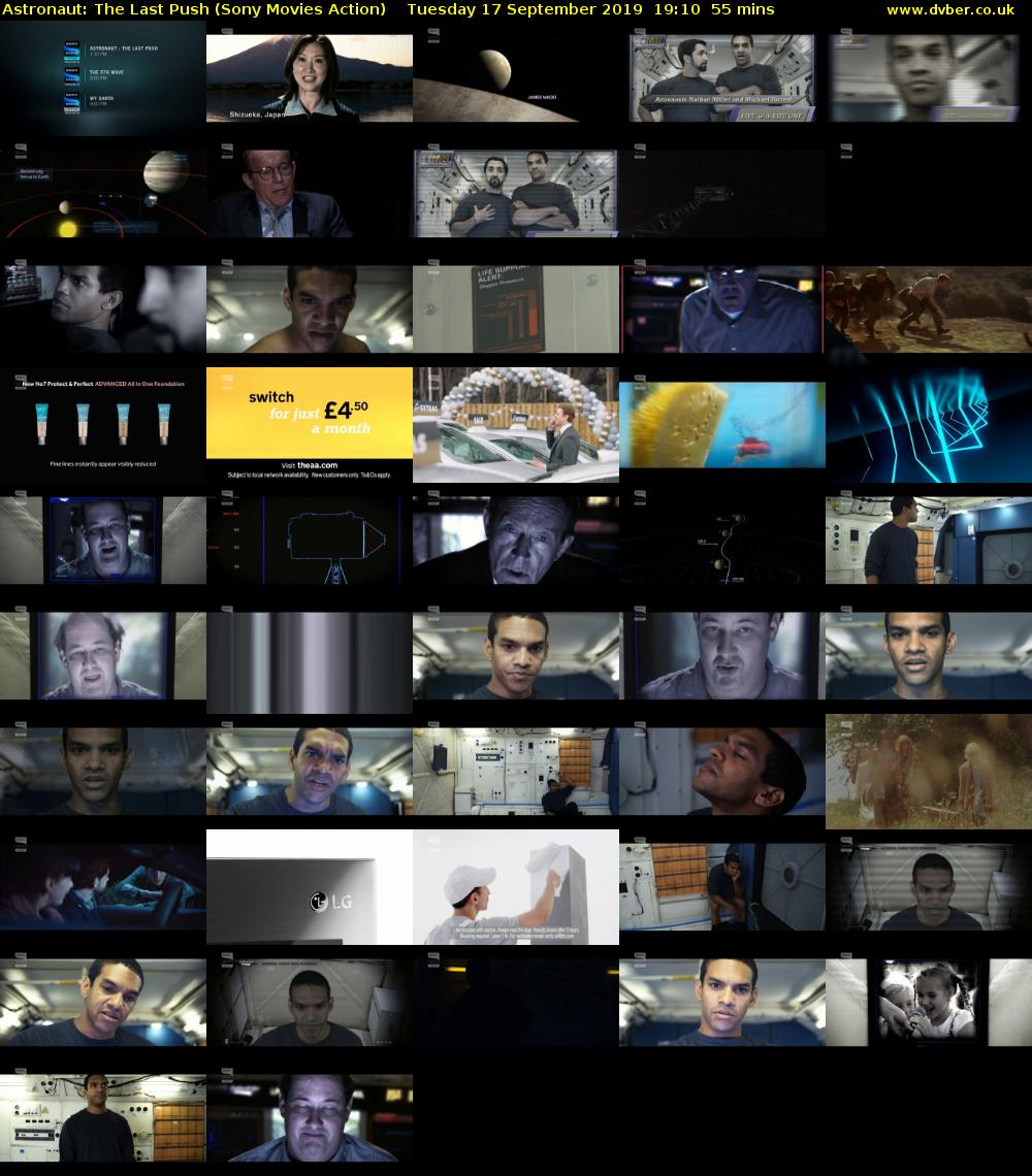 Astronaut: The Last Push (Sony Movies Action) Tuesday 17 September 2019 19:10 - 20:05