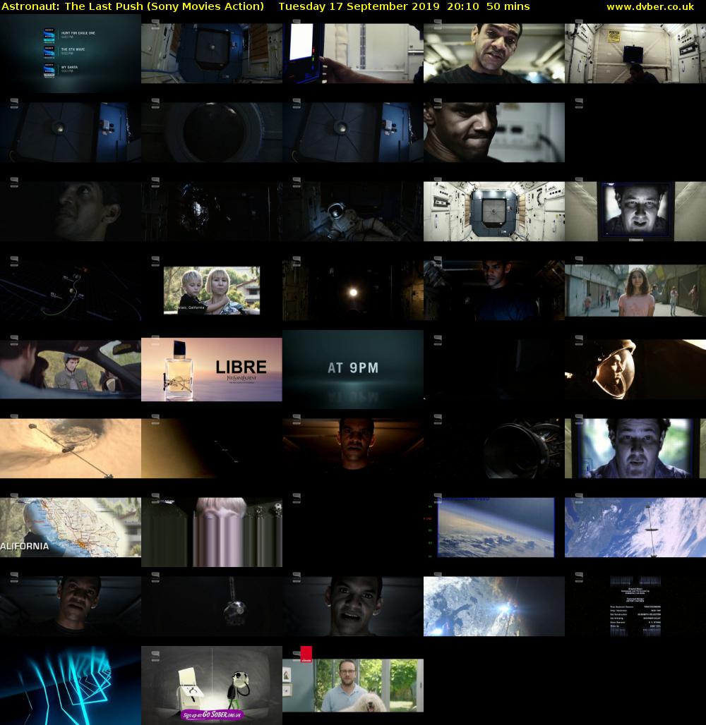 Astronaut: The Last Push (Sony Movies Action) Tuesday 17 September 2019 20:10 - 21:00