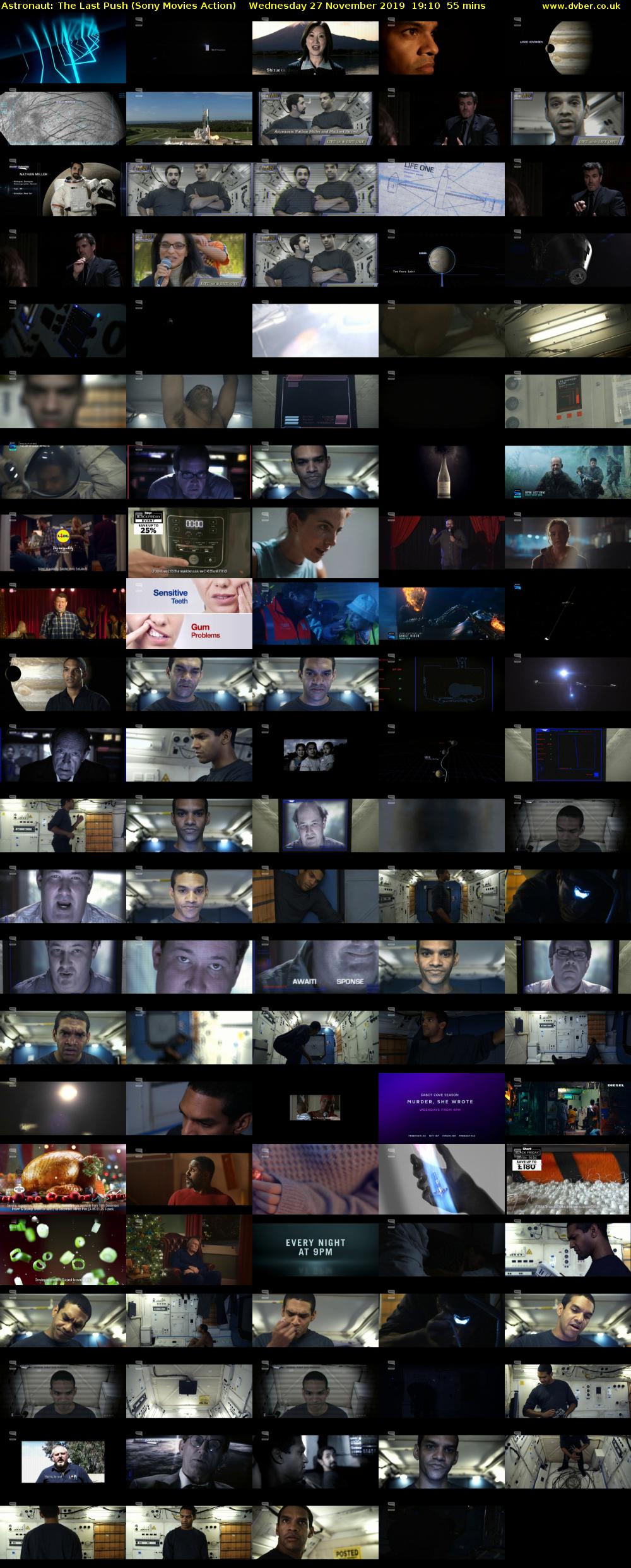 Astronaut: The Last Push (Sony Movies Action) Wednesday 27 November 2019 19:10 - 20:05