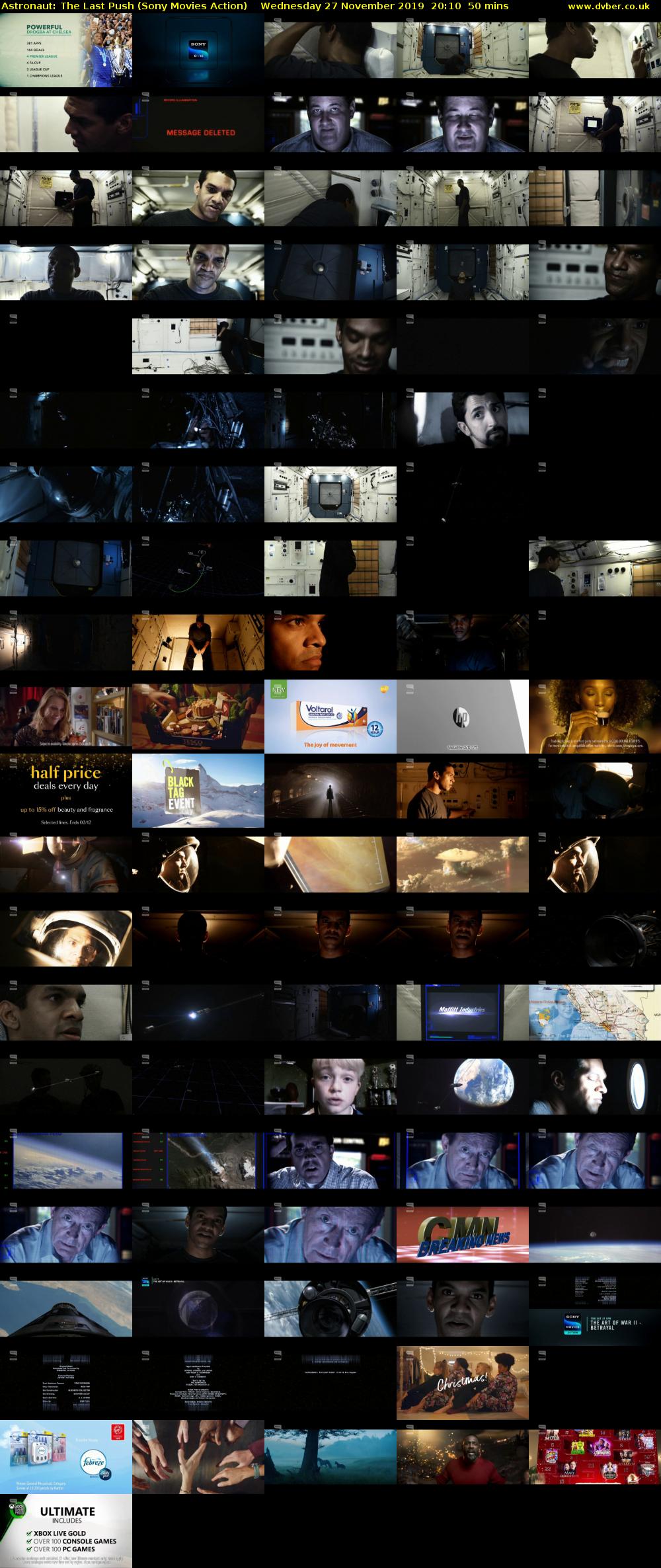 Astronaut: The Last Push (Sony Movies Action) Wednesday 27 November 2019 20:10 - 21:00