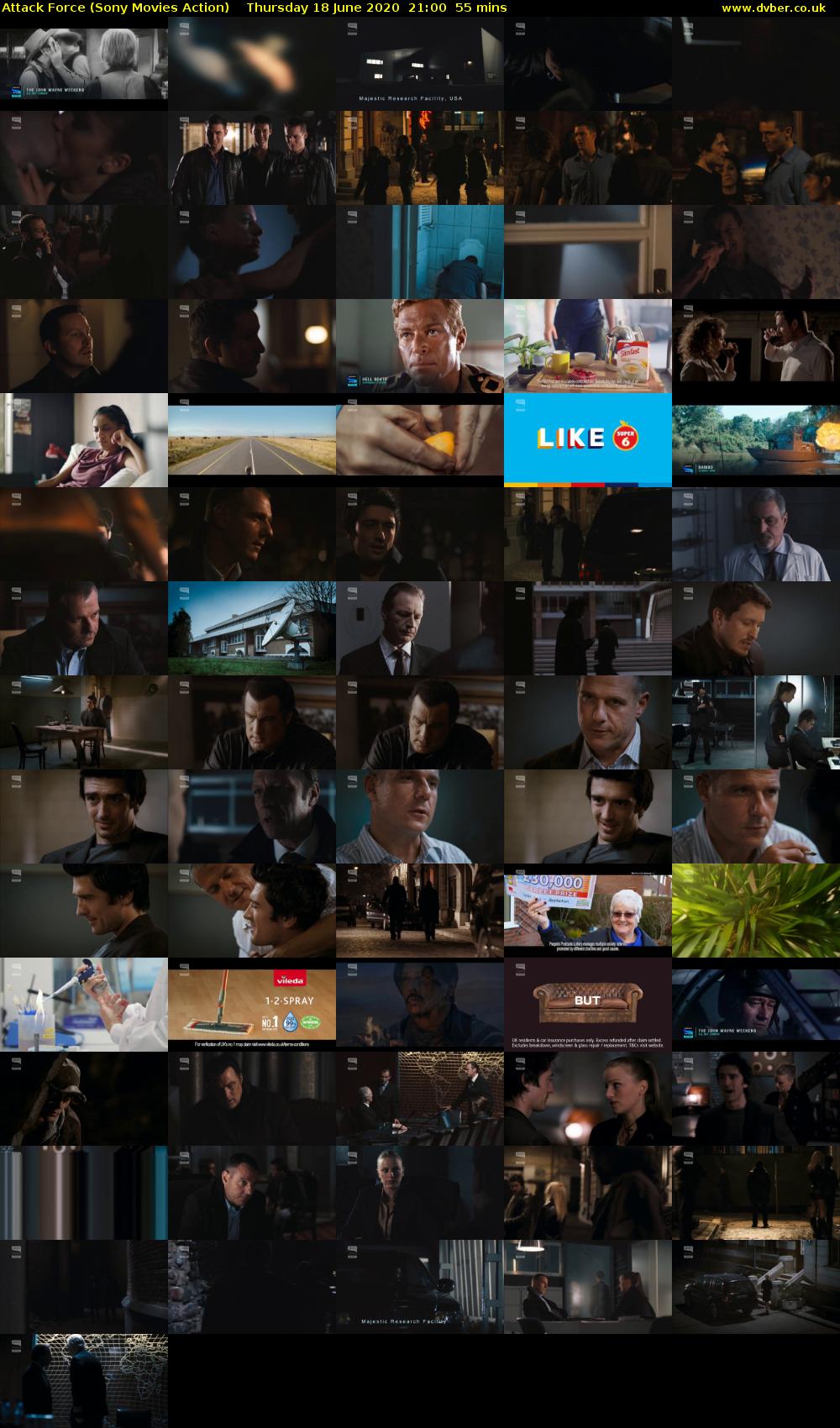 Attack Force (Sony Movies Action) Thursday 18 June 2020 21:00 - 21:55