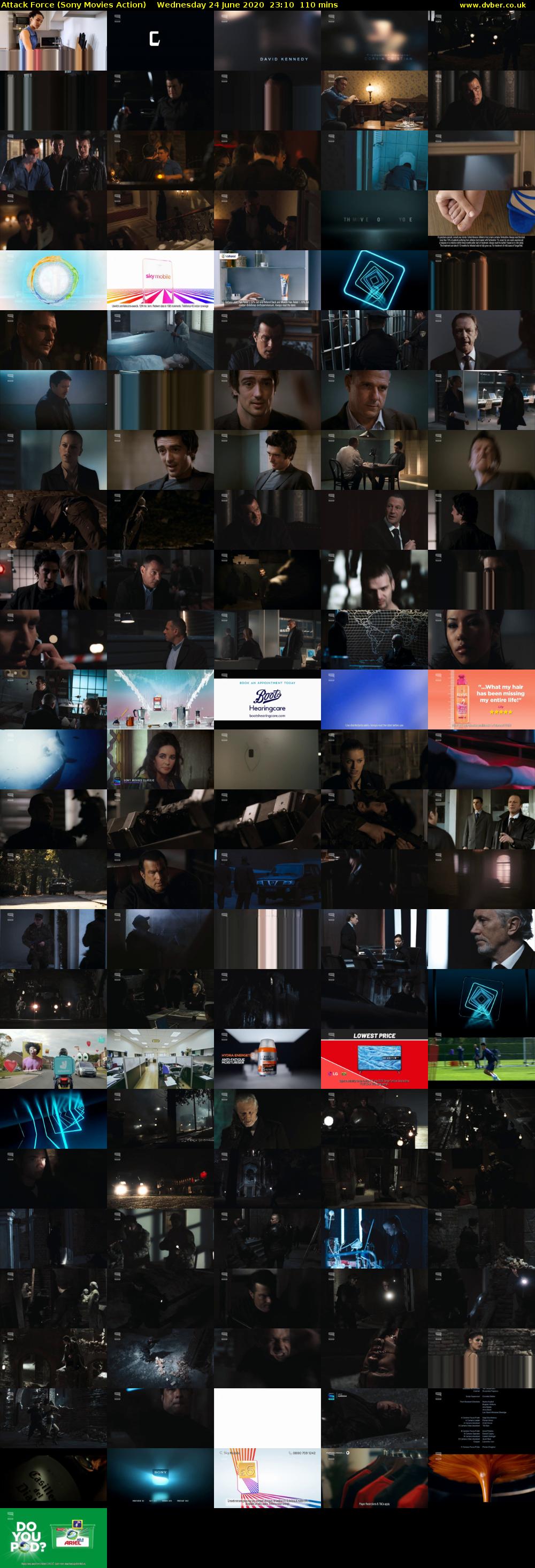 Attack Force (Sony Movies Action) Wednesday 24 June 2020 23:10 - 01:00