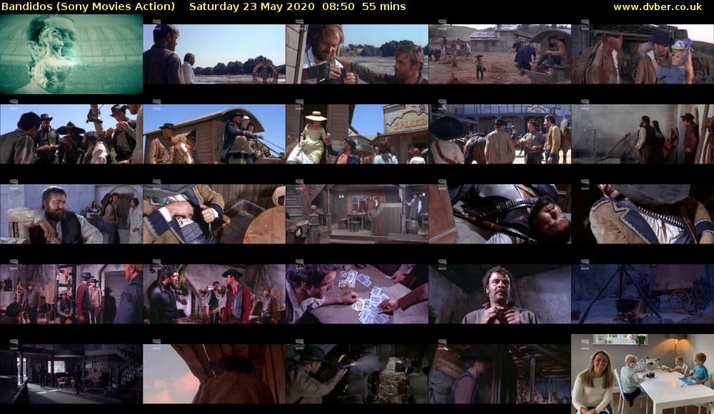 Bandidos (Sony Movies Action) Saturday 23 May 2020 08:50 - 09:45