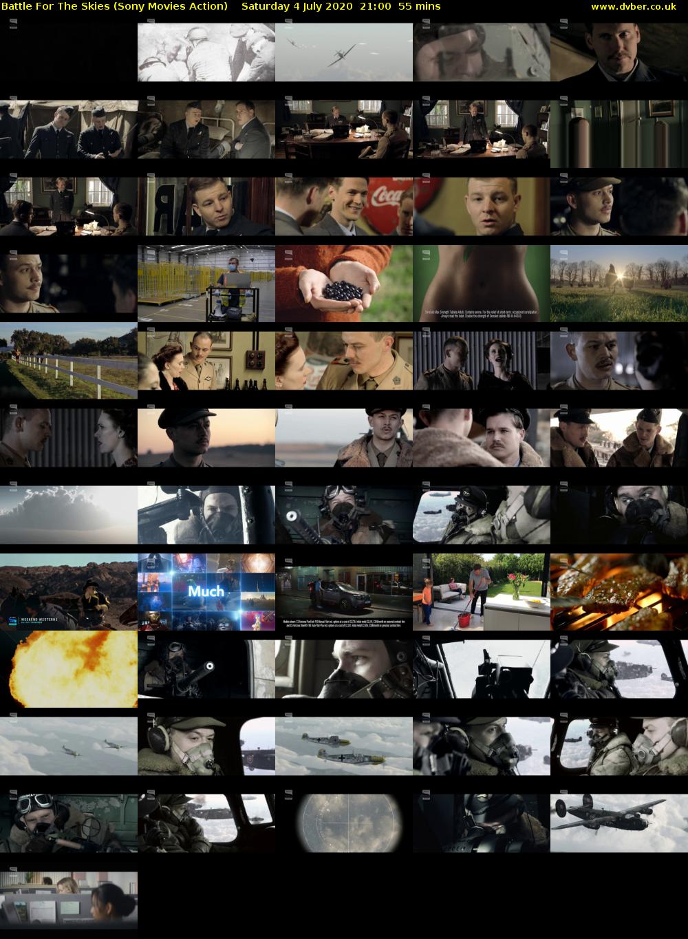 Battle For The Skies (Sony Movies Action) Saturday 4 July 2020 21:00 - 21:55