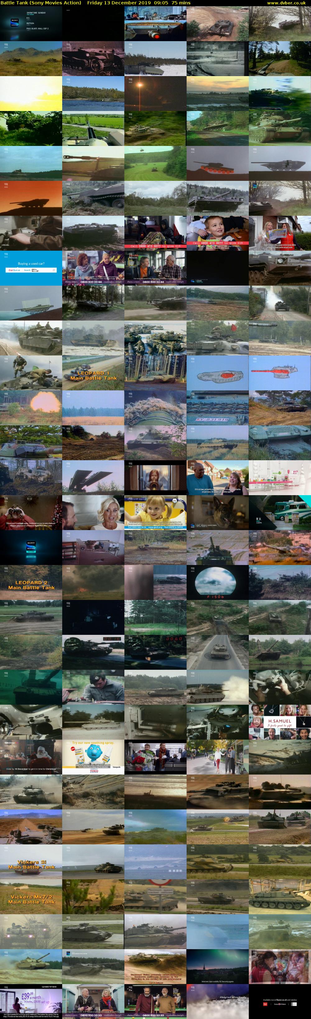 Battle Tank (Sony Movies Action) Friday 13 December 2019 09:05 - 10:20