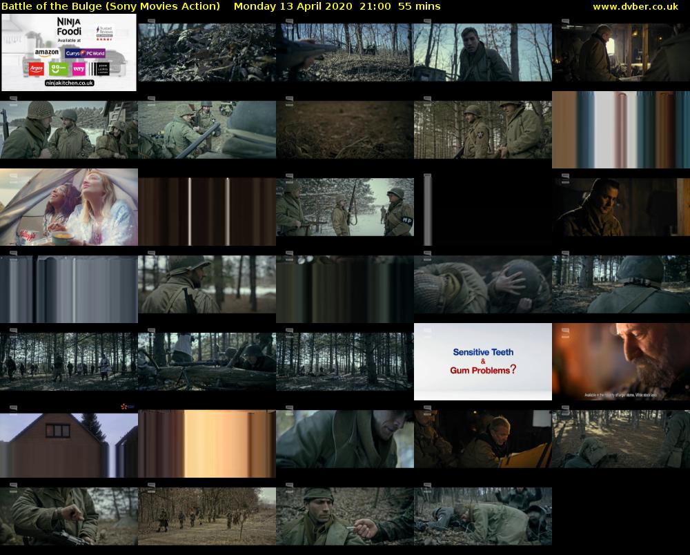 Battle of the Bulge (Sony Movies Action) Monday 13 April 2020 21:00 - 21:55