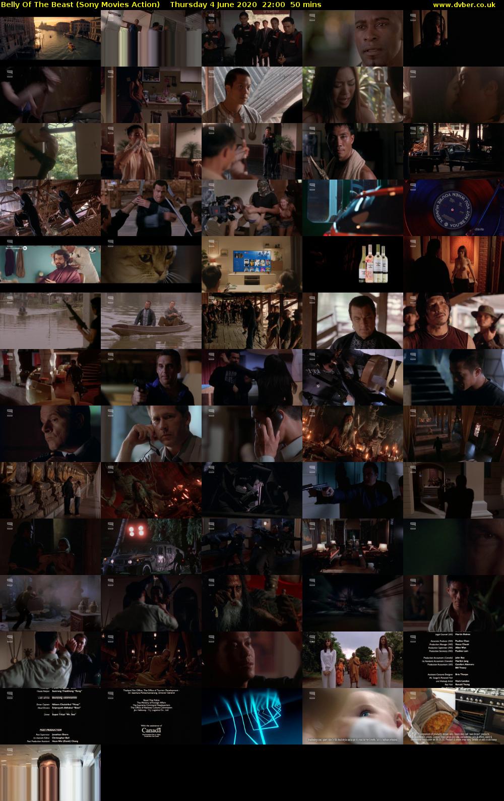 Belly Of The Beast (Sony Movies Action) Thursday 4 June 2020 22:00 - 22:50