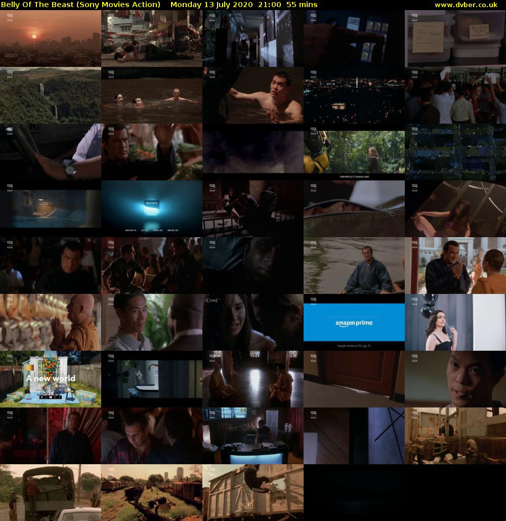 Belly Of The Beast (Sony Movies Action) Monday 13 July 2020 21:00 - 21:55