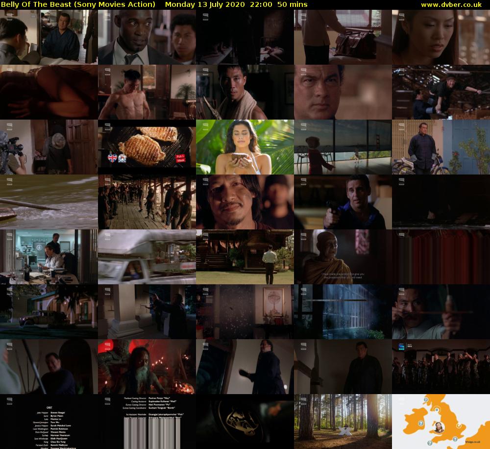 Belly Of The Beast (Sony Movies Action) Monday 13 July 2020 22:00 - 22:50