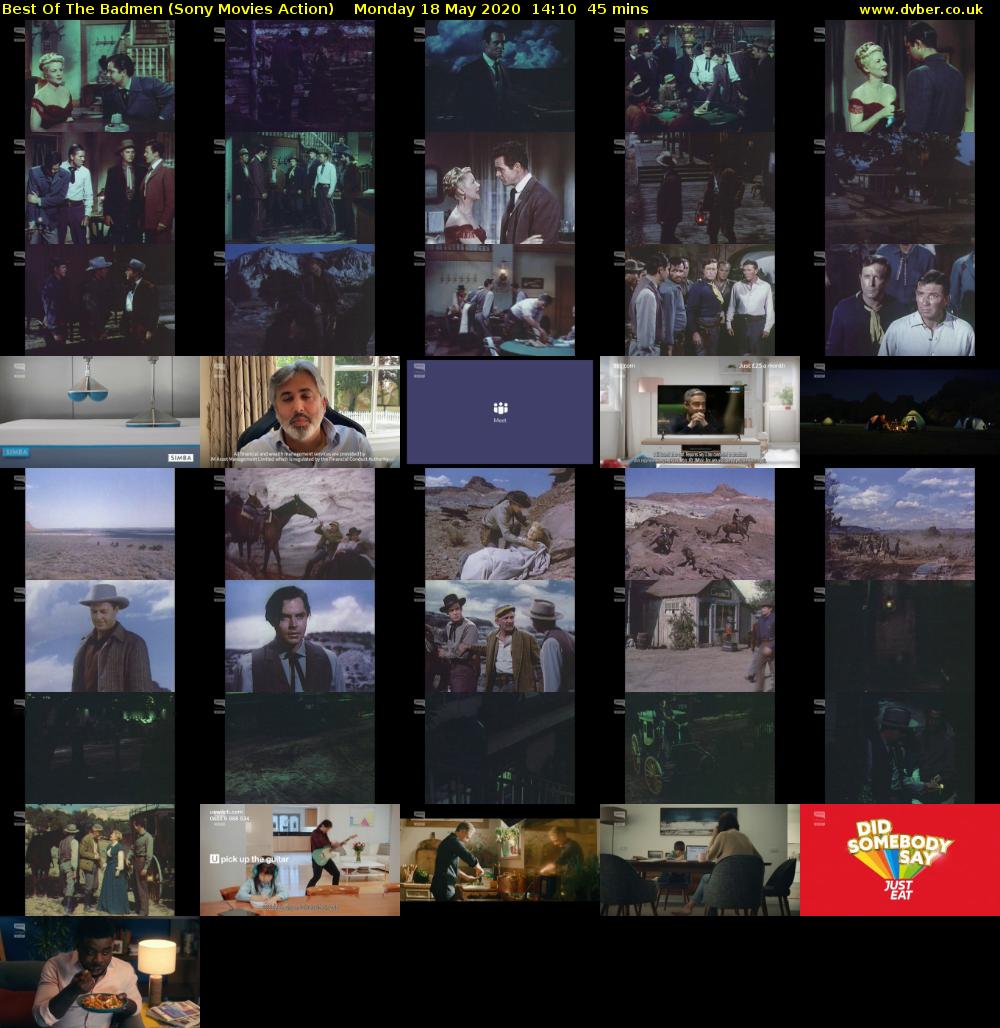 Best Of The Badmen (Sony Movies Action) Monday 18 May 2020 14:10 - 14:55