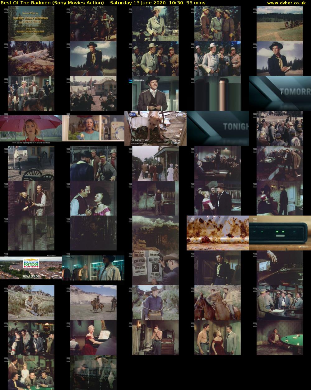 Best Of The Badmen (Sony Movies Action) Saturday 13 June 2020 10:30 - 11:25