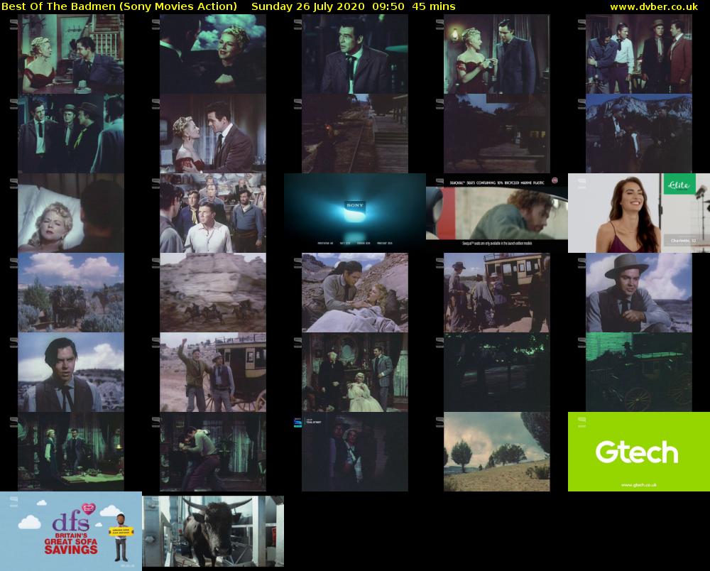 Best Of The Badmen (Sony Movies Action) Sunday 26 July 2020 09:50 - 10:35