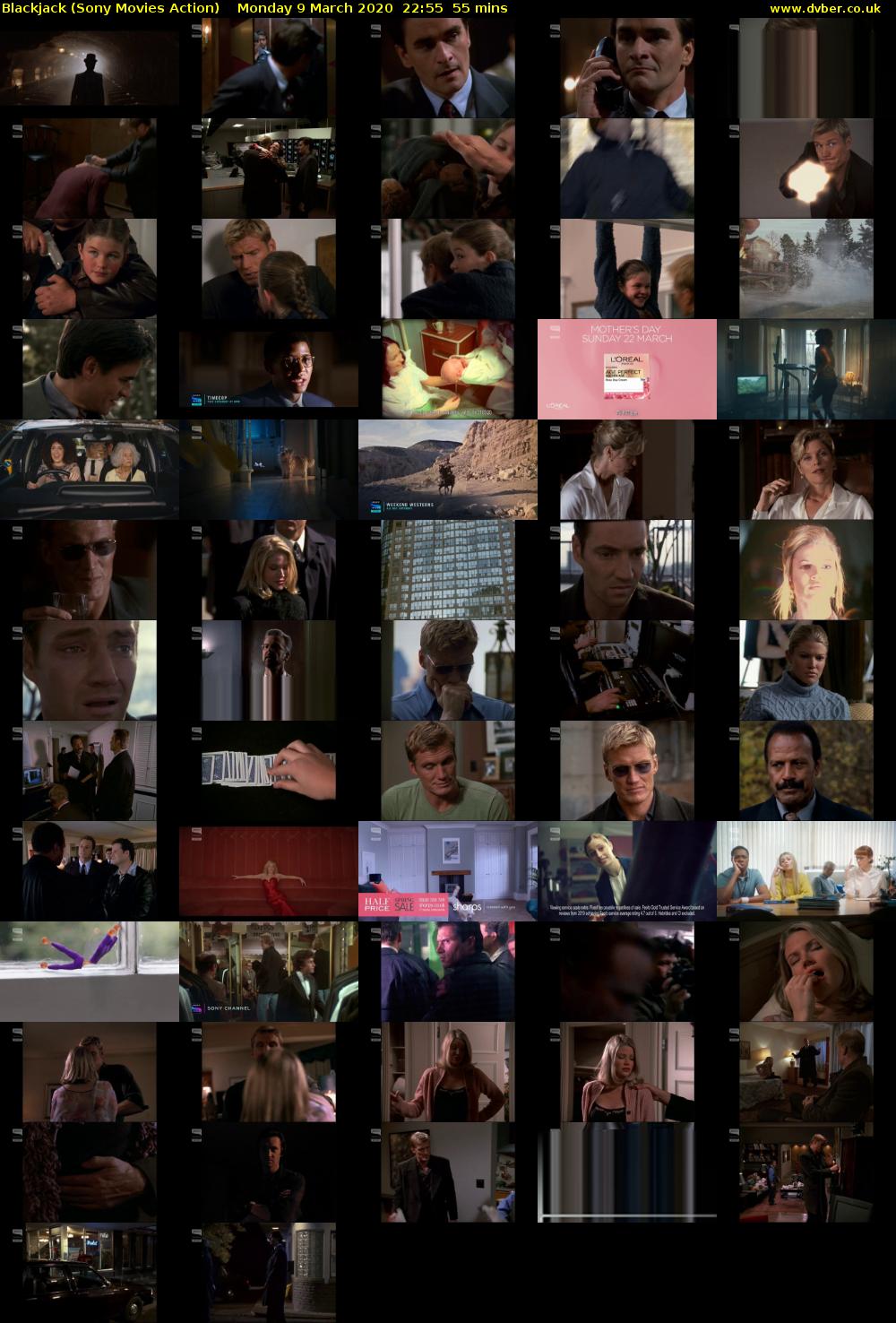 Blackjack (Sony Movies Action) Monday 9 March 2020 22:55 - 23:50