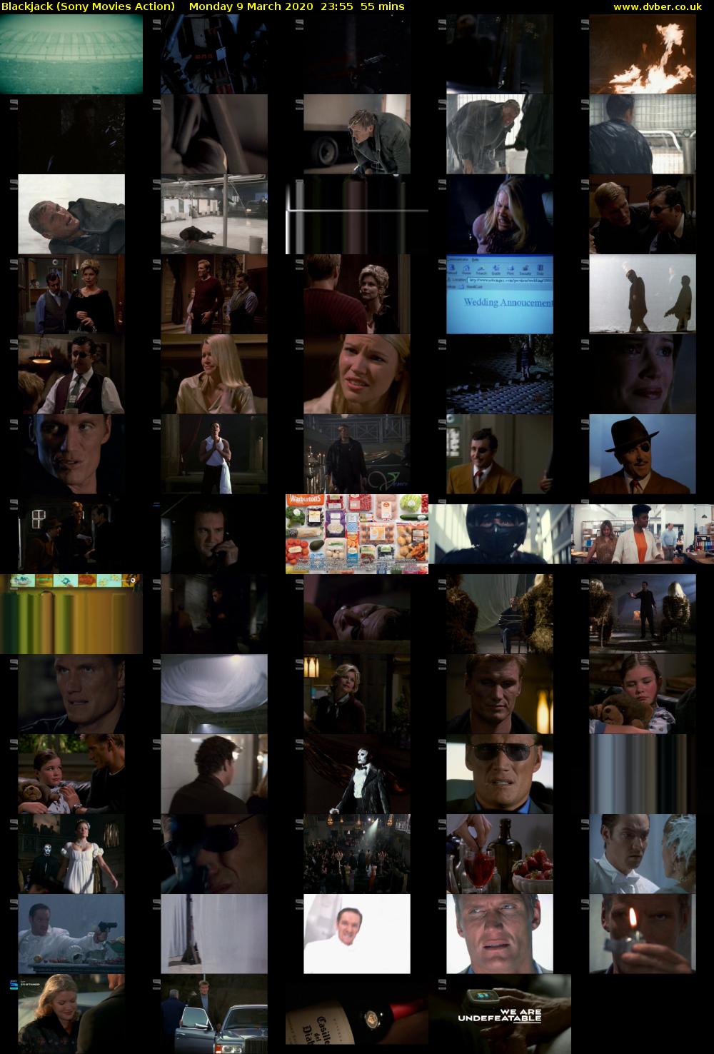 Blackjack (Sony Movies Action) Monday 9 March 2020 23:55 - 00:50