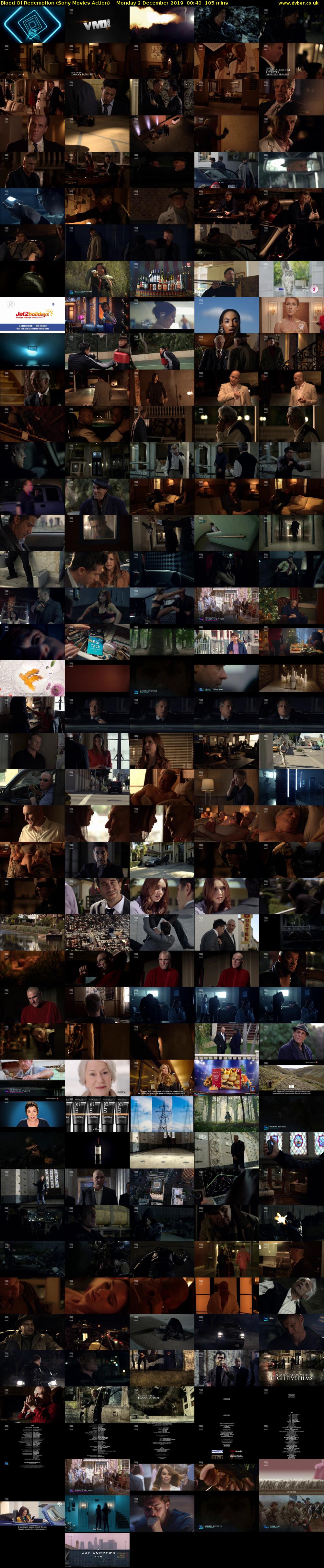 Blood Of Redemption (Sony Movies Action) Monday 2 December 2019 00:40 - 02:25