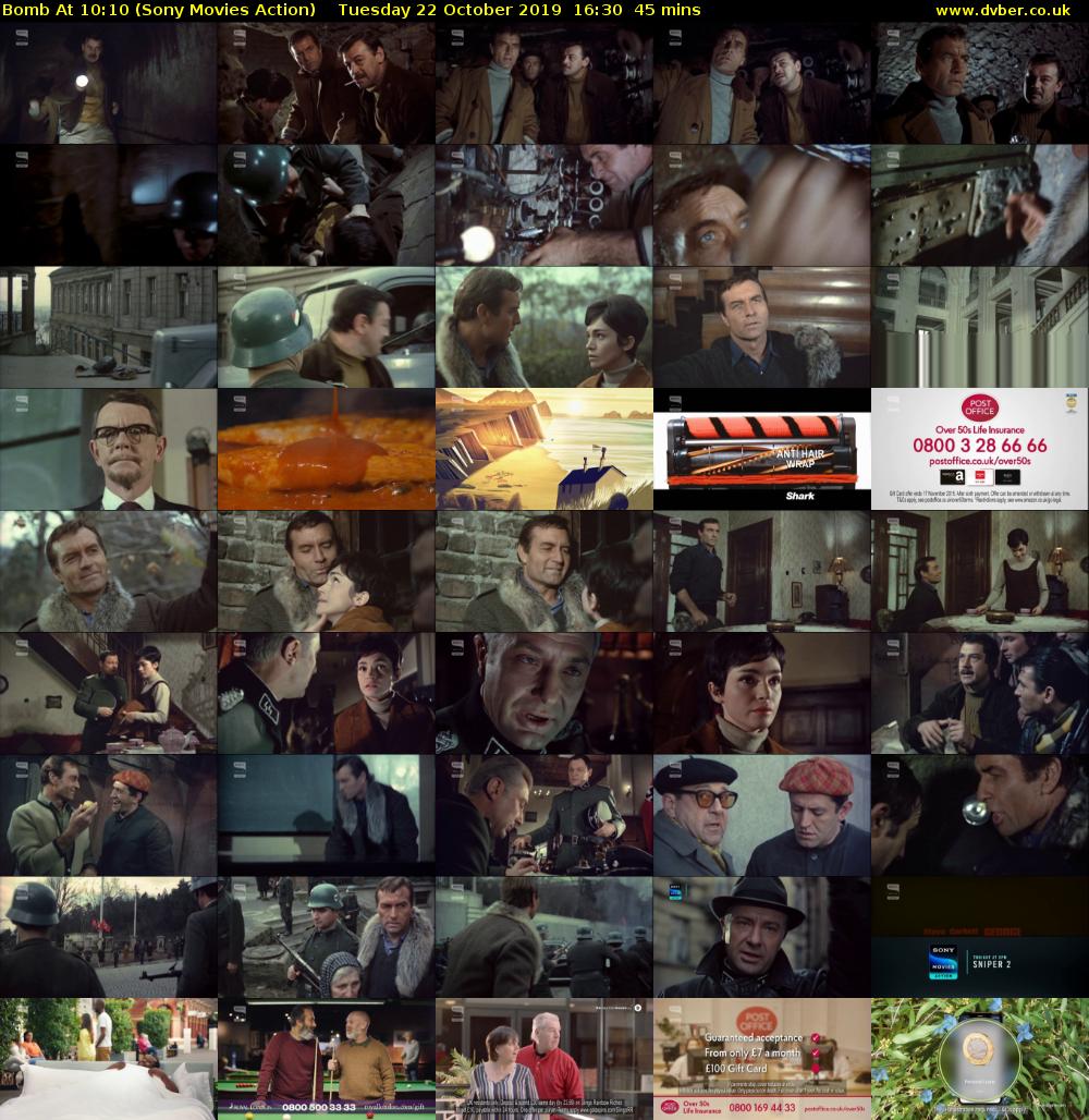 Bomb At 10:10 (Sony Movies Action) Tuesday 22 October 2019 16:30 - 17:15