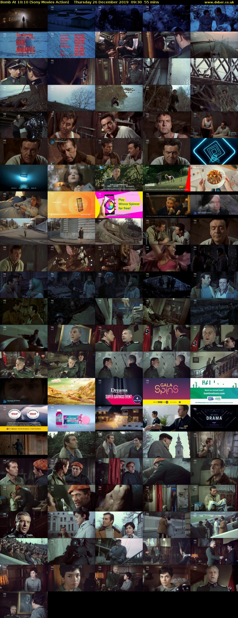 Bomb At 10:10 (Sony Movies Action) Thursday 26 December 2019 09:30 - 10:25