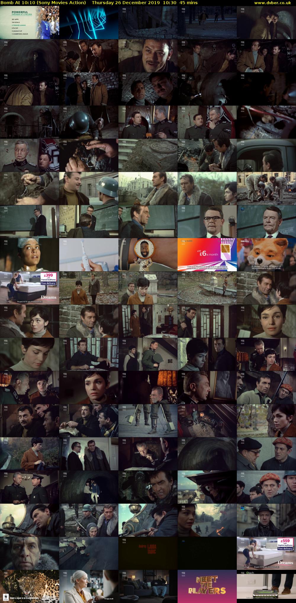Bomb At 10:10 (Sony Movies Action) Thursday 26 December 2019 10:30 - 11:15