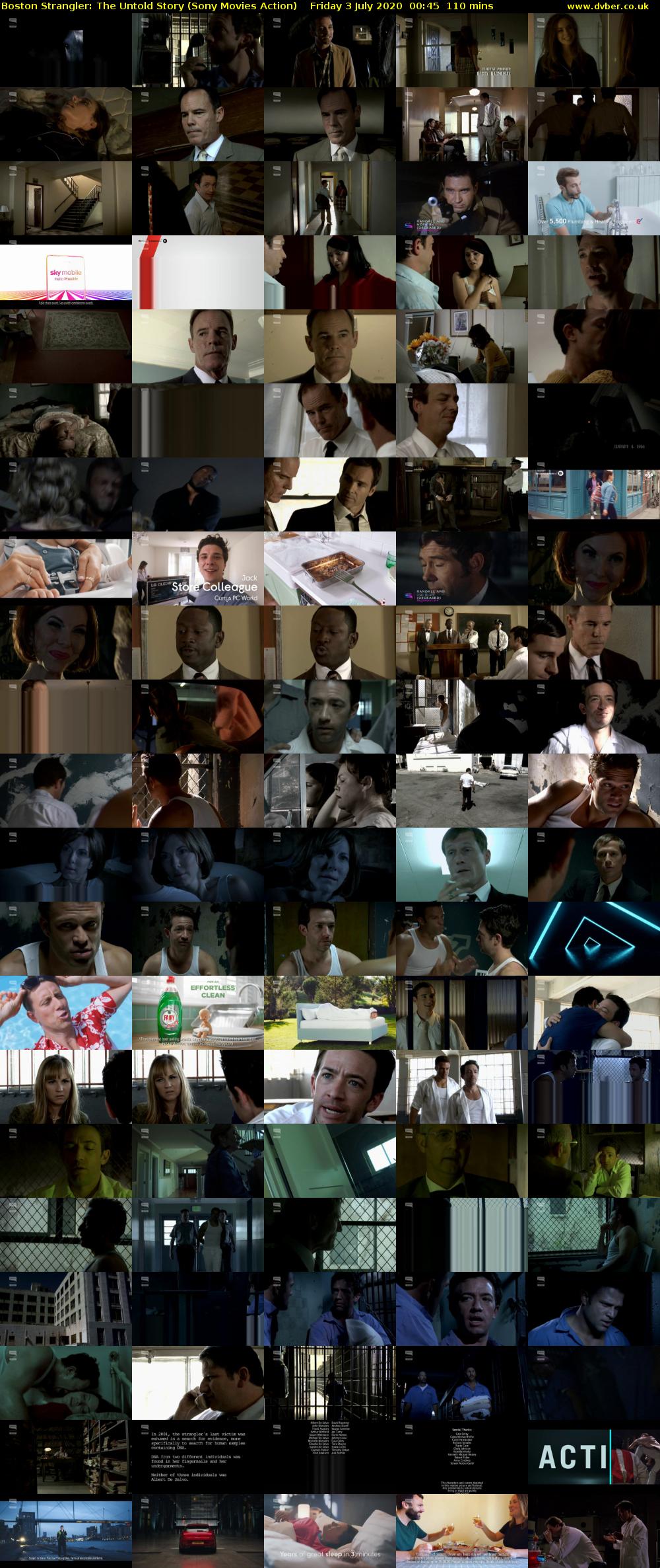 Boston Strangler: The Untold Story (Sony Movies Action) Friday 3 July 2020 00:45 - 02:35