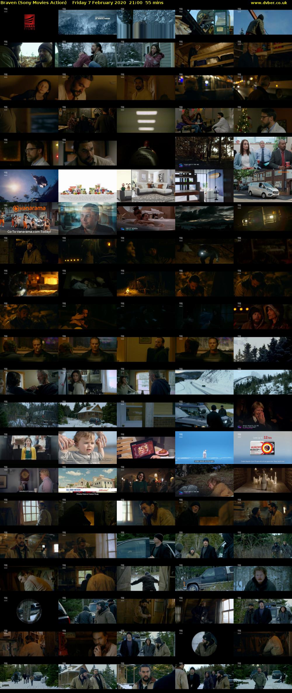 Braven (Sony Movies Action) Friday 7 February 2020 21:00 - 21:55